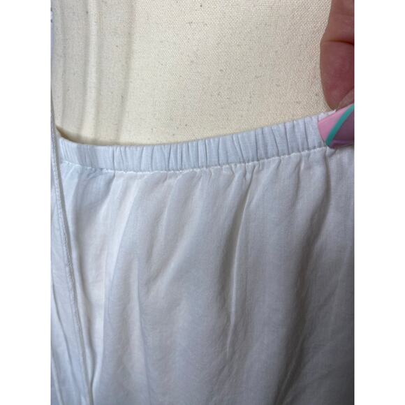 Shore Puff Sleeve Eyelet Cut Out Mini Cotton Dress - Picture 6 of 10